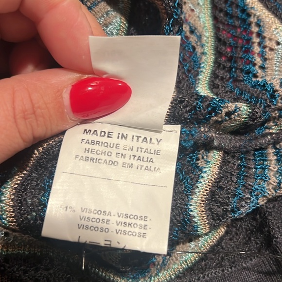 MISSONI Vest in viscose and cotton - Picture 6 of 7